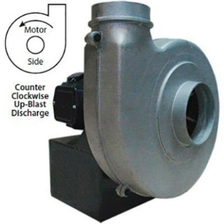 AMERICRAFT MFG Global Industrial„¢ Explosion Proof Blower 1 HP, Single Phase, CCW, Upblast, 575 CFM HADP9-1-S-EX-CCWUB